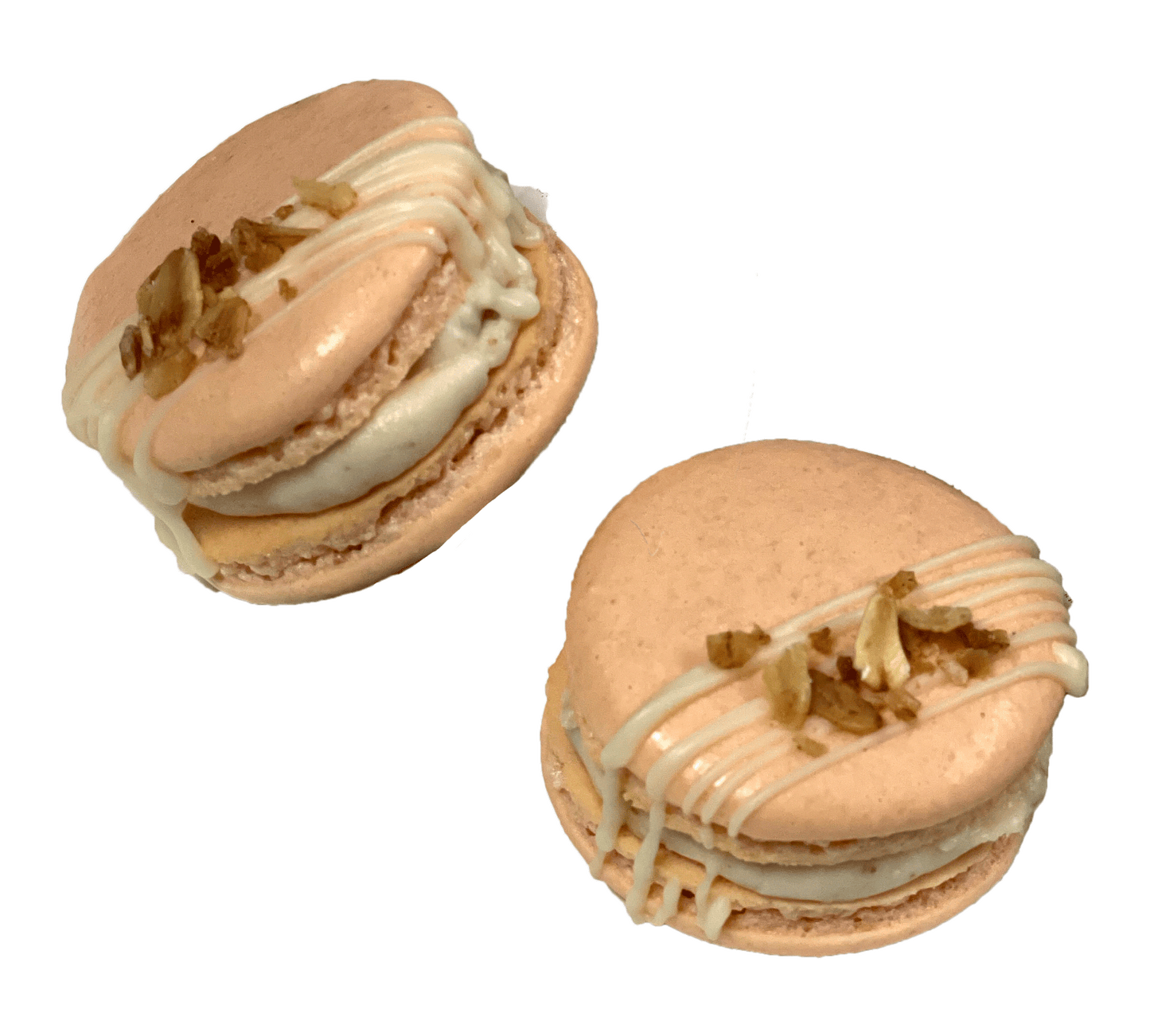 Peach Cobbler Macarons