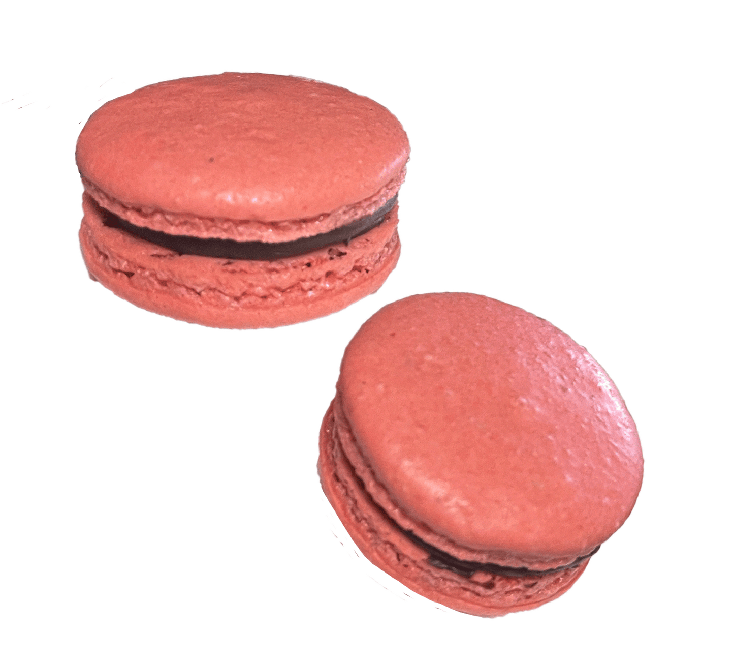 Raspberry Ganache Macarons
