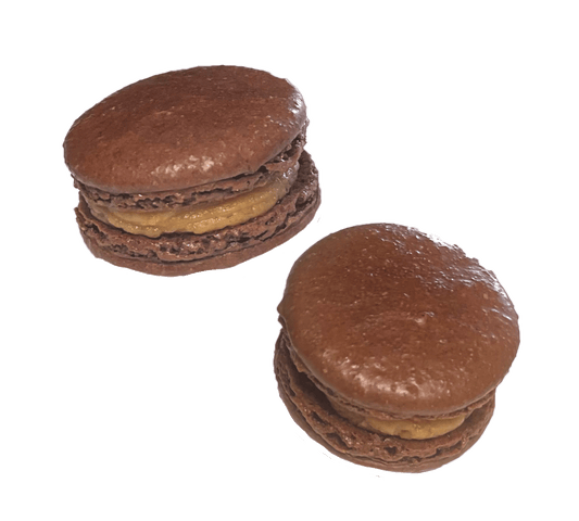 Chocolate Peanut Butter Macarons